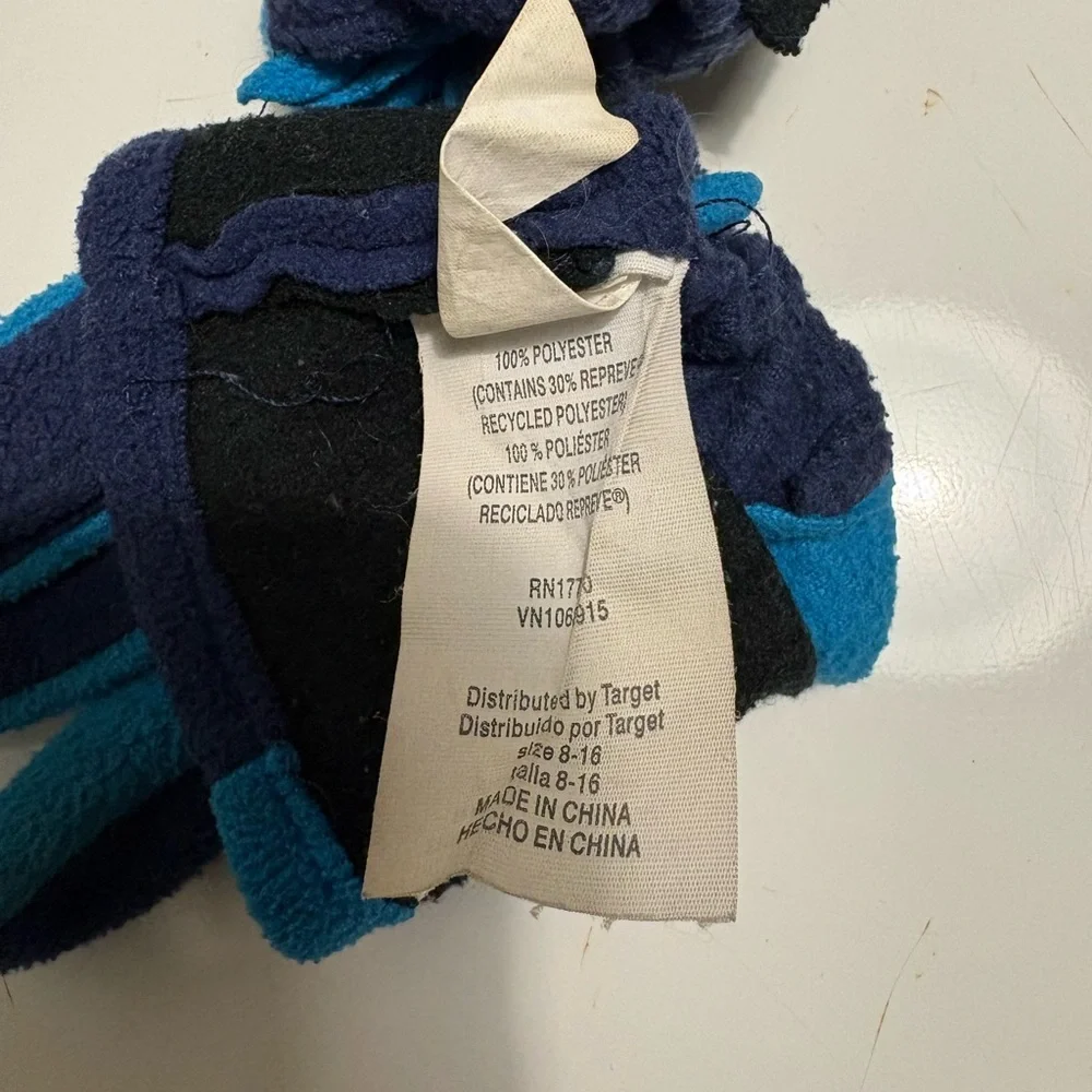 Target Kids Fleece Glove - Navy and Teal